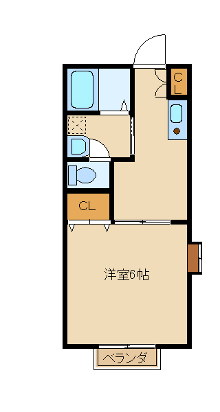 コーポ北澤Ⅲ　間取図