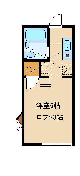 ドヌール北里間取り図