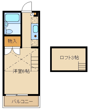 ジュネス相模原Ⅰ間取り図