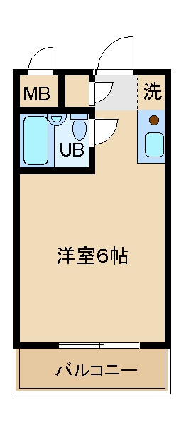 コバシアーバンビル間取図　青学賃貸物件