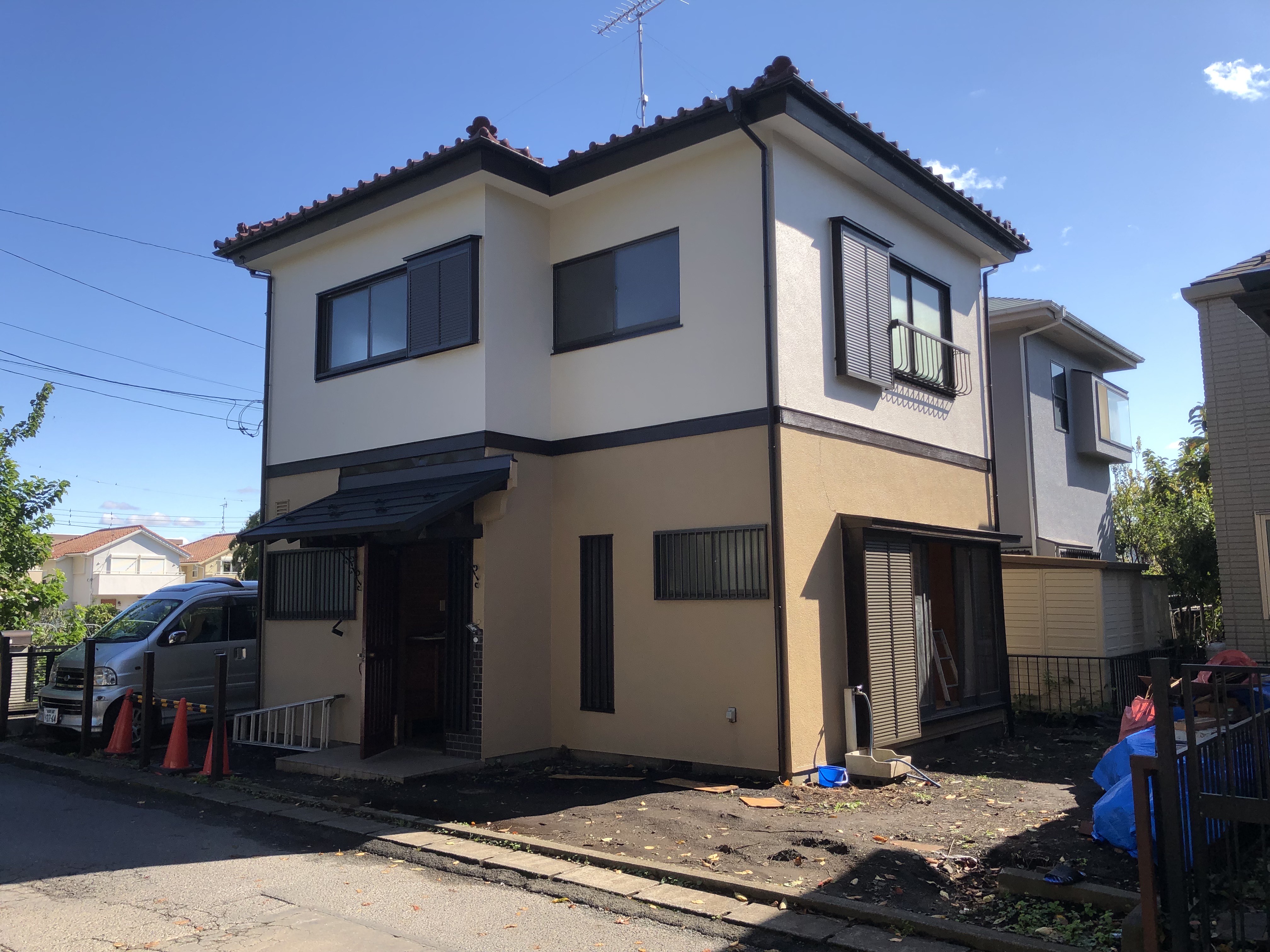 南大谷貸家外観、ファミリー物件