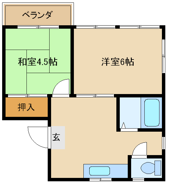 ツインアベニュー間取り図